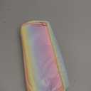 Glitter Rainbow Pencil Case, Large Capacity Pencil Pouch Pen Bag Organizer with 3 Compartments for Students School Office Supplies Back to School Gifts