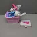 Cleaning Set for Toddlers Pretend Play Broom Set, 8pcs Mop and Cleaning Toys Set Pretend Playset Detachable Broom Mop Dustpan Pink Toy for Girls