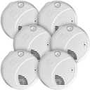 First Alert Interconnect Hardwire Dual Sensor Smoke Alarm with Battery Backup, SM300-AC, 6-Pack, EXP: FEB 18 2036 