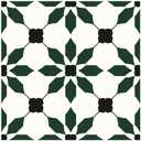 MORCART 7.87" x 7.87" Peel and Stick Floor Tile, 20 PCS Self-Adhesive DIY Vinyl Flooring for Renters, Removable and Waterproof Tile Sticker for Bathroom, Kitchen, Staircase (Black Green)