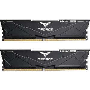 TEAMGROUP T-Force Vulcan DDR5 32GB (2x16GB) 6000MHz (PC5-48000) CL38 Desktop Memory Module Ram (Black) for Chipset 600 700 Series XMP 3.0 Ready - FLBD532G6000HC38ADC01
