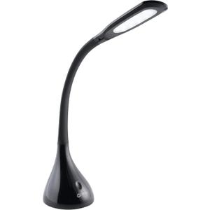 OttLite Curve LED Desk Lamp, Black | ClearSun LEDs Reduce Eyestrain | 4 Brightness Settings | Adjustable Flexible Neck | 11.25 to 23.75 inches