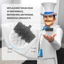 MR.SIGA Premium Toilet Bowl Brush Replacement Head, 2 Pack