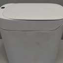 MOPALL Bathroom Can with Lid, Motion Sensor Can Automatic Touchless, 3.5 Gallon Smart Garbage Can with Lid,Auto-Adsorption Slim Small Waste Basket for Bedroom,Bathroom,Kitchen