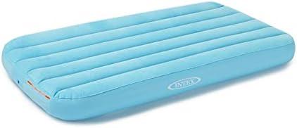 Intex 66803EP Cozy Kidz Inflatable Airbed: Fiber-Tech – Velvety Soft Surface – Carry Bag Included – 34.5" x 62" x 7"