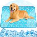 Yoheueoa Dog Cooling Mat, Pet Cooling Mat with Non-Toxic Solid Gel, Self-Cooling Pad for Dogs, Waterproof, Durable Cooling Bed for Indoor, Outdoor, Summer