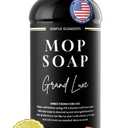 Luxury Mop Soap Highly Scented Floor Cleaner, Concentrated Formula, No Streaks, Residue or White Cast, Floor Cleaning For Tile, Sealed Hardwood, Laminate, Vinyl and Stone Grand Luxe 32 oz