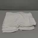 HANSILK Mesh Underwear Postpartum 8 Pack High Waist Hospital Mesh Panties Breathable,Delivery Post Surgical Recovery C-section Underwear, White, Large