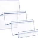 DOITOOL Clear Acrylic Purse Display Stand Holder Wallet Stand 3 Tier Handbag Purse Display Stand Glasses Holder Jewelry Display Riser Shelf for Home Decoration and Organizer