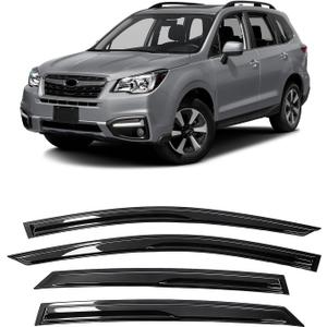 MIALUTY® Window Visors Rain Guards for Subaru Forester 2014-2018, Out-Channel Vent Visors Heat Insulation Sun Shade Accessories for Cars