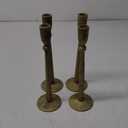 Antique Brass Iron Taper Candle Holder - Set of 4 Decorative Candle Stand, Candlestick Holder for Wedding, Dinning, Party