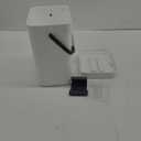 Hanging Small Trash Can with Lid Under Sink for Kitchen, 5 L/ 1.3 Gallons Plastic Waste Basket,Food Waste Bin,Kitchen Compost Bin for Counter Top,Bathroom/Office (White)