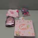 American 18 Inch Doll Clothes and Accessories, Sequin Dolls Backpack Accessories Set Included 18 inch Girl Doll Backpack,Sequin Gauze Dress, Shoes,Bow Knot Hairpin,Hand Chain