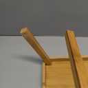 Bamboo Bed Tray Table with Foldable Legs, Breakfast in Bed Tray for Eating, Kitchen Serving Trays, Folding Table for Sofa, Beds, Eating, Working, Used As Laptop Desk Snack Trays, Brown (Medium)