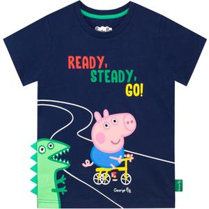 Peppa Pig Boys' George Pig T-Shirt (3) Peppa Pig Boys' George Pig T-Shirt (3)