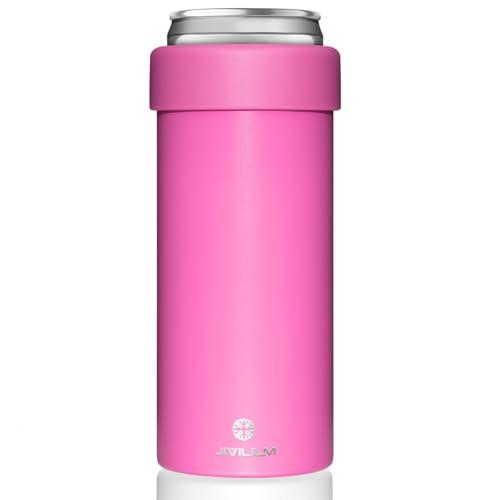 Amazon.com: JIVILILM Stainless Steel Insulated Cooler for 12oz Slim Cans | Skinny Can Drinks Holder for Hard Seltzer, Beer, Soda, and Energy Drinks: Home & Kitchen