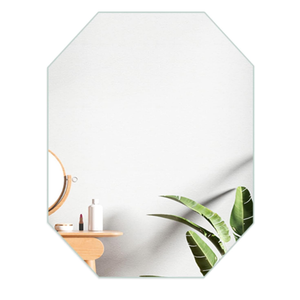 Octagon Wall Mirror, Symmetry Mirror Wall Mounted Vanity Dressing Mirror Decorative for Living Room, Bathroom, Bedroom, Entryway Wall Decor 27.6"L x 19.7"W