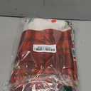 Romanstile Christmas Checkered Rectangle Tablecloth, Winter Holly Bell Table Cloth, Red Buffalo Plaid Xmas Table Cover for Dining, Party, Holiday Decor - 60 x 84 Inch