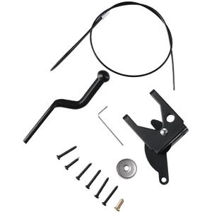 Self Locking Gate Latch for Wooden Fence, Stainless Steel Spring Loaded Gate Lock with Fasteners Post Mount Automatic Fingertip Release Latches