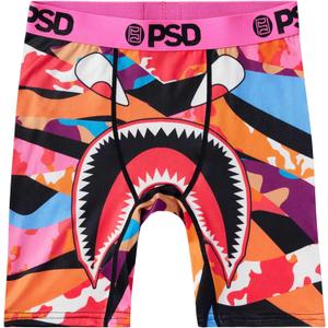 PSD Youth Boy's Warface Print Boxer Briefs - Breathable and Supportive Kids Underwear with Moisture-Wicking Fabric (Large, Warface Split Pop)