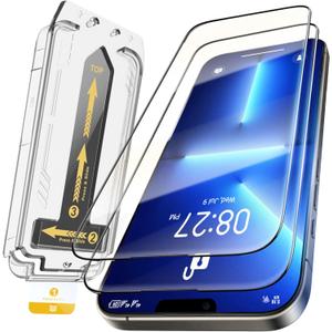2 x TEMPRTEK+ 2-Pack Screen Protector for iPhone 16e / iPhone 14 / iPhone 13 Pro/iPhone 13  9H Tempered Glass, Anti-Scratch, Anti-Fingerprint, Shatterproof, Clear, Bubble-Free, Easy Installation