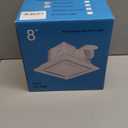 Bathroom Exhaust Fan with Light 12in Panel,3000K/4500K/6000K 12W Square LED,141CFM,1Sones,110V 45W Quiet Bathroom Ventilation Exhaust Fan for Shower/Restroom/Office/Home (12INCH CHANGE LIGHT)