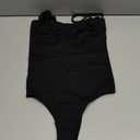 Irisnaya Strapless Shapewear Bodysuit for Women - Thong Bodysuit Tummy Control Tube Top Body Suits with Removable Strap (Small, Black)