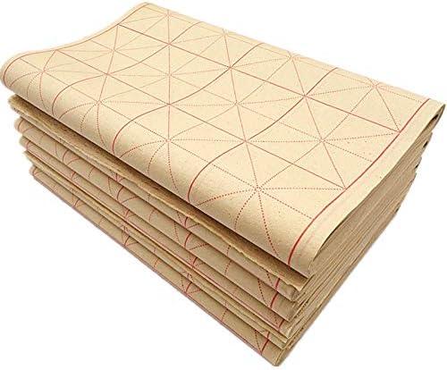 MEGREZ Chinese Calligraphy Practice Sumi Paper, Maobian Xuan Paper for Students Beginners Practice Writing 6cm x 60 Grids/Sheet, 70 Sheets/Pack, 13.5 x 25.6 inches(39 x 69cm)