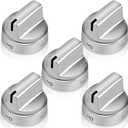 AMI PARTS Fits for GE Stove Knobs Replacement WB03X24818 Compatible with Ge Gas Range Stove Knobs - (Not Universal) Replace 4363588 AP5989029 PS11729081 EAP11729081 5-Pack B09Y8MTWZ2