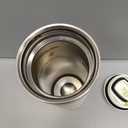 Stanley AeroLight Transit Bottle 16 oz | Locking Drink Through Lid | Leak Resistant Water Bottle or Coffee Travel Mug | Lightweight Insulated Stainless Steel | BPA-Free | Cream Glimmer