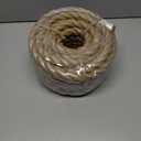 Natural Jute Rope 3/4 Inch x 50 FT (20mm)  Thick Twisted Jute Rope for Porch Swing, Railing, Landscaping & Rustic Home Dcor