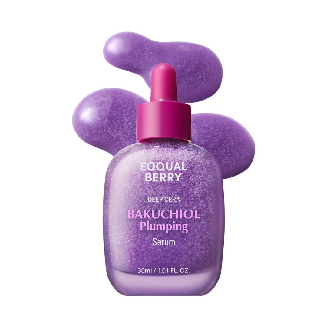 Bakuchiol Plumping Serum  Pore and Wrinkle Minimizer | Retinol Alternative for Sensitive Skin | Enhances Firmness and Elasticity with Ceramide, 1.01oz / 30ml