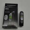 Braun ThermoScan 7+ Connect Digital Ear Thermometer - Family Care App Compatible, Age Precision Technology, Color-Coded Display, No. 1 Brand Recommended by Pediatricians, FSA and HSA Eligible (Black/Blue/Grey)