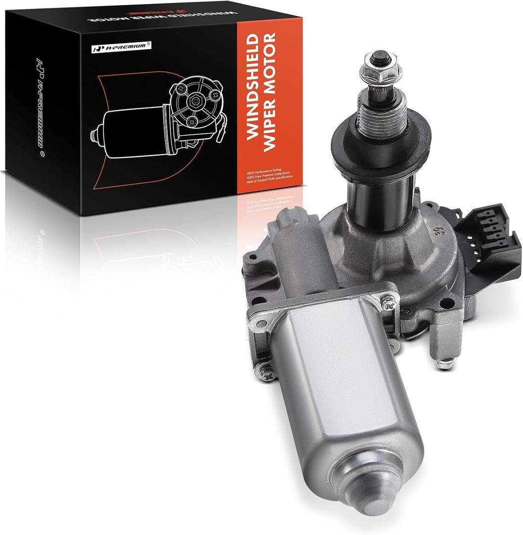 A-Premium Rear Windshield Wiper Motor Compatible with Buick Rainier & Chevrolet Trailblazer, Trailblazer EXT & GMC Envoy, Envoy XL/XUV & Isuzu Ascender & Oldsmobile Bravada & Saab 9-7x, 5-Pin