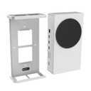 Bylitco All Metal Wall and Under Desk Bracket for Xbox Series S ,Mount for XSS,White