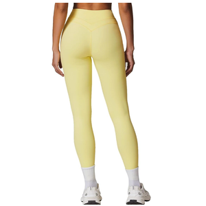 Womens Workout Adjustable Sports High Waist Leggings Pilates Outfits for Women (X-Large, Yellow)