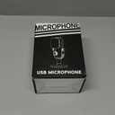 USB Microphone for PC Gaming: Condenser Microphone RGB for Gamer with Stand Mic - Recording Mic for Computer&Laptop with Qiuck Mute - Desk Podcast Mic for Podcast & Singing & Streaming & Youtube Black