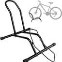 Bike Floor Stand Bikes Bicycle Rack for Outdoor and Indoor,Front And Rear Wheel Storage Bicycle Freestanding Parking Stand Holder Fit for 16"-29" Kid's/Mountain/Road Bikes,Heavy Duty Metal,Adjustable