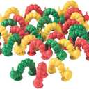 Fun Express Mini World of Eric Carle Caterpillar Counters Set - Colorful Educational Toy for Counting, Sorting, and Learning Fun - 72-Piece