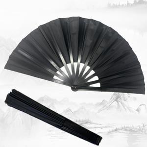 Boots on The Ground Hand Fan,Boots on The Ground Fan,Clap Fans for Line Dancing,Large Folding Hand Fan,Party,Dance Enthusiasts Gift (Black)