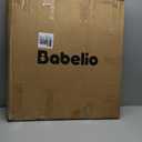 Babelio Baby Gate for Doorways and Stairs, 26"-40" Auto Close Dog Gate, PressGuard C5, Easy Install Pressure Mounted Gate, fits for Narrow and Wide Doorways, Safety Gate Door for Child and Pets (White)