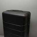 Sweetcrispy Luggage Spinner Wheels Lightweight Expandable Travel Hard Shell Suitcases with TSA Lock, Bronze Black, 3-PCS Set (20/24/28 Inch)