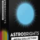 Astrobrights Mega Collection, Colored Cardstock,"Classic" 5-Color Assortment, 320 Sheets, 65 lb/176 gsm, 8.5" x 11" - MORE SHEETS! (91630)