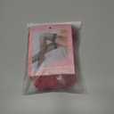 Lilosy Sexy Floral Lace Up Belt Garter Underwire Teddy Bodysuit Lingerie Set (Medium, Burgundy Red)
