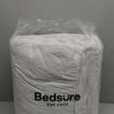 Bedsure Waterproof Heated Mattress Pad Queen - Cotton Bed Warmer with Memory & Preheat Functions, 10 Heat Settings & 12 Hour Shut Off, Dual Controller, Electric Mattress Pad Queen, 60"x80"