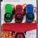 Soft Grip Bag Clips, Assorted,  & JOIE STAR FLOWER Set Of 2 Shaped Silicone Tray W/Lid Sealed Spill