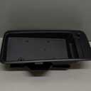 JDMSPEED Exterior Rear Door Handle Compatible with 1996-2015 Chevy Express GMC Savana 1500 2500 3500 Van License Plate Bracket Holder Black Plastic Replaces 25989400, 15167638, 15269298