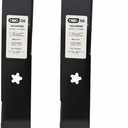 QWD 532405380 Mower Blades 2 Pack for Husqvarna 46 Inch Deck, 5-Point Star High Lift Blades Replacement for 405380 532403107, Fits YTH22V46 Z246 YTH20K46 YTH21K46 YTH22K46 YTA22V46 Craftsman