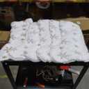 Rustic Personalized Christmas Stockings, 5 Pcs 18 Inch Luxury Snow White Thick Plush Faux Fur Stocking with 5 Styles of Textured Patterns, Home Decor Party Christmas Decorations Gift for Mantal