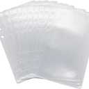 12 Pack A6 Size Clear Sheet Protectors 3.4 x 6.3 Inch Plastic Sleeves Page Protectors Top Loading Paper Protector for 6 Ring Binders, Acid-Free, Archival Safe for Documents and Photos